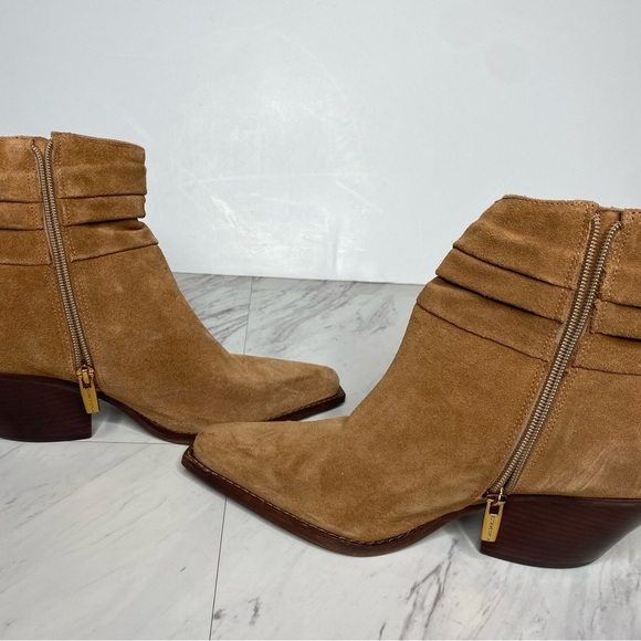 Vince Camuto Nerlinji Brown Suede Bootie 8 1/2 M - Picture 6 of 15